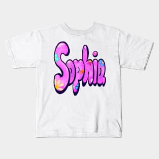 Sophia Name Sophia Kids T-Shirt